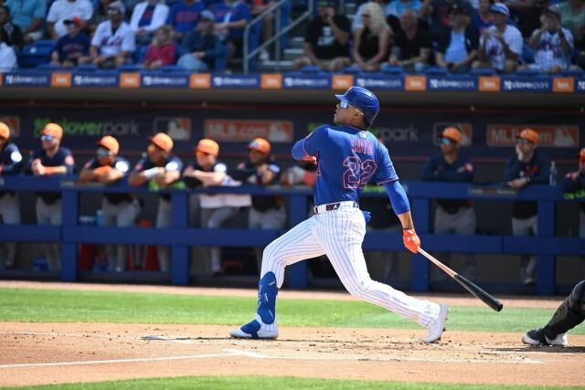'돈 쓸 맛이 난다' 1조 사나이 시범경기 첫 타석서 홈런포 작렬, 여기저기서 극찬 폭발