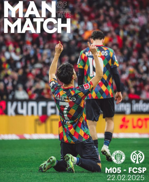 감독이 '아 답답해, 축구도사 LEE 넣자'→이재성, 45분 뛰고 '1골1도움' 폭발... 마인츠, 장크트파울리에 2-0 승리