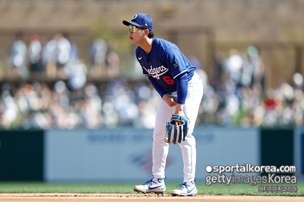 '타율 0.143' 김혜성, 2차 마이너행 명단 제외→메이저 캠프 잔류 성공...그러나 남은 시간이 많지 않다