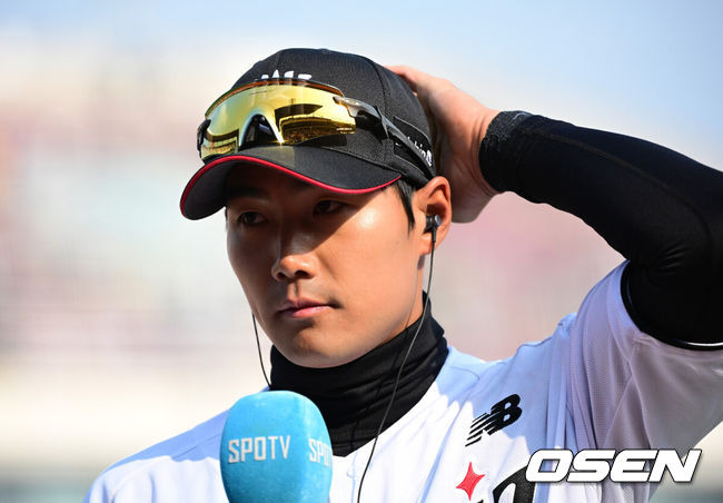 “6cm 찢어졌다고…” 한화전 위해 칼을 갈았건만, FA 보상선수 옆구리 부상 이탈 ‘4주 지켜본다’ [오!쎈 수원]