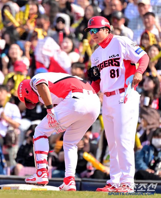 'KIA 초비상' 김도영 1차 검진 결과