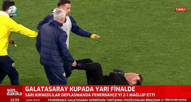 충격!! 무리뉴, 결국 대형사고 쳤다!! 더비전 패배 후 상대 감독 공격…장기 결장 가능성