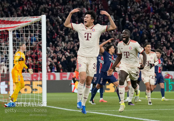 김민재가 승리 지켰다! 다이어 뚫린 결정적 위기 커버해 주고 포효