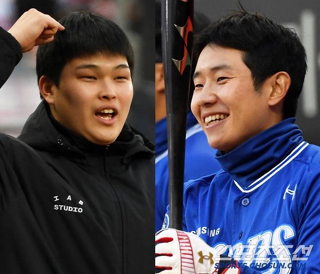 '고교야구 시절로 돌아간 김지찬?' 최지민 엉뚱한 행동에 웃음 터진 사연...'유쾌한 신경전'[광주현장]