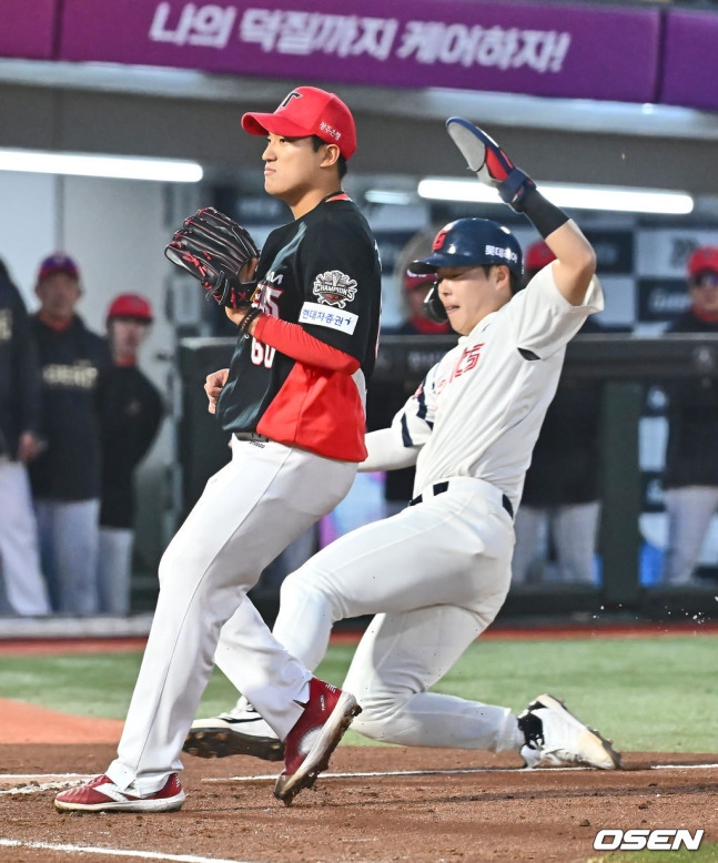 '김도영인 줄' KIA 3루 대체자가 두 번이나 역전타 터트리다니, KIA 5-4 역전승→2연패 탈출 [부산 현장리뷰]