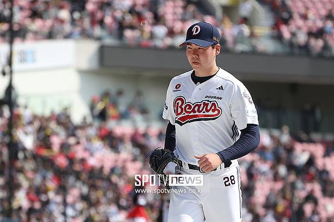 '2년간 158⅔이닝' 너무 많이 던졌나…두산 마당쇠 4경기 만에 1군 말소, 이승엽 감독 진단은
