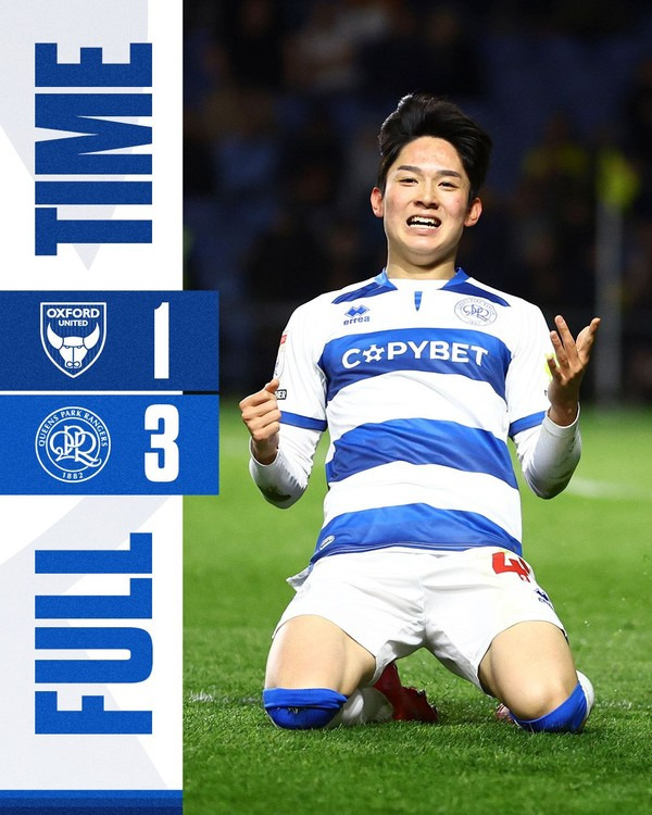 양민혁 성장세 미쳤다! 쐐기골로 QPR 7경기 무승 탈출에 결정적 기여, 최근 3경기 2골 물오른 득점력