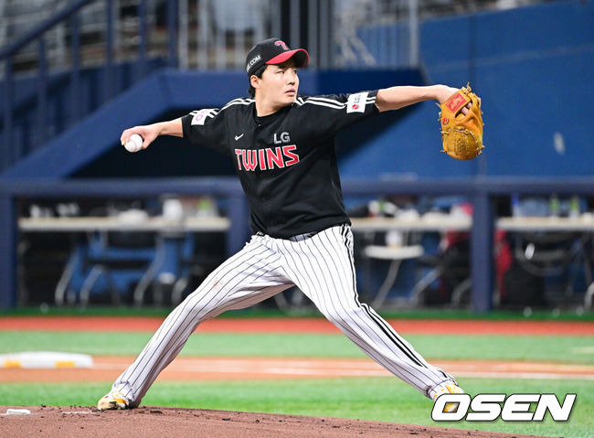 ‘미쳤다, 1이닝 9구 KKK’ 임찬규, 무결점 이닝 괴력…KBO 역대 10번째 대기록