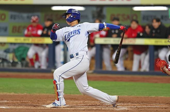 삼성 저력! 연장 10회 양도근 끝내기 안타, SSG에 역전승 ‘위닝시리즈-2위 점프’ [대구 게임노트]