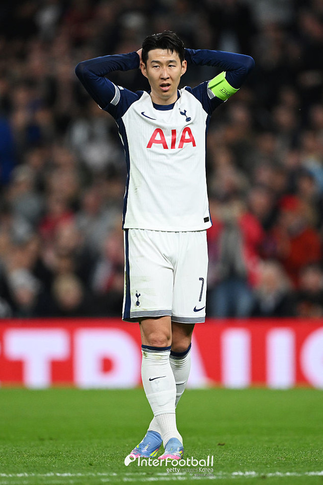 '드리블 0%+턴오버 12회' 손흥민, 최저평점 4점