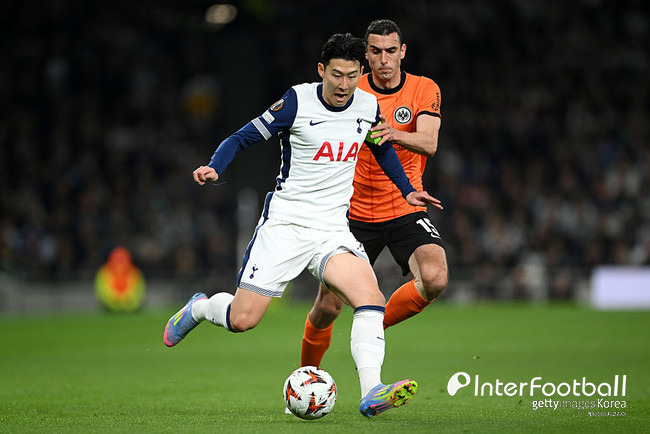 '드리블 0%+턴오버 12회' 손흥민, 최저평점 4점