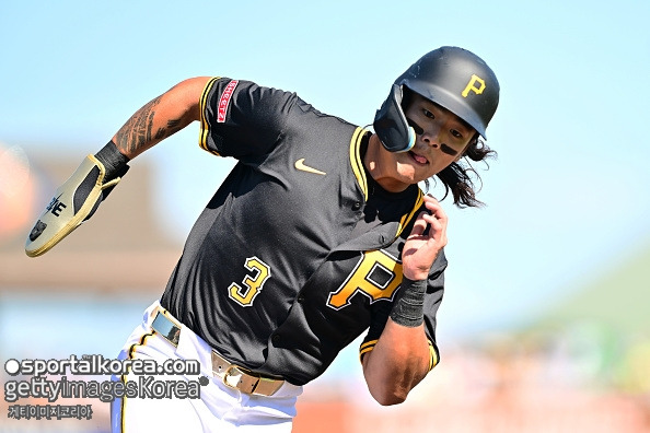 '대박' 빅리그 재합류 신호 떴다! '홈런 포함 2안타 3출루' 맹활약한 배지환, 트리플A 인디애나폴리스 선발 명단서 제외