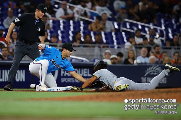 '대박' 빅리그 재합류 신호 떴다! '홈런 포함 2안타 3출루' 맹활약한 배지환, 트리플A 인디애나폴리스 선발 명단서 제외