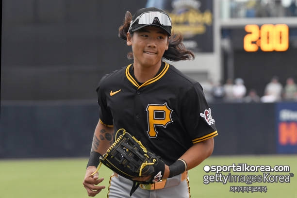 '대박' 빅리그 재합류 신호 떴다! '홈런 포함 2안타 3출루' 맹활약한 배지환, 트리플A 인디애나폴리스 선발 명단서 제외