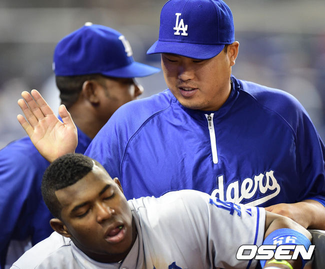 다저스 열광시킨 데 엊그제 같은데…한국서 다시 만날 줄이야, 류현진-푸이그 6년 만에 맞대결