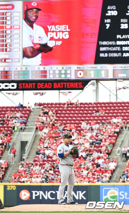 다저스 열광시킨 데 엊그제 같은데…한국서 다시 만날 줄이야, 류현진-푸이그 6년 만에 맞대결
