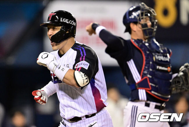 '15경기 13승' 공포의 LG, 선발 라인업 포수 박동원만 바꿨다...치리노스, 4연속 QS 도전 [오!쎈 잠실]