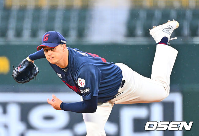 데이비슨 QS 첫 승+레이예스 호수비...롯데, 8회 강우콜드 승리→3연승+낙동강더비 위닝 확보 [부산 리뷰]