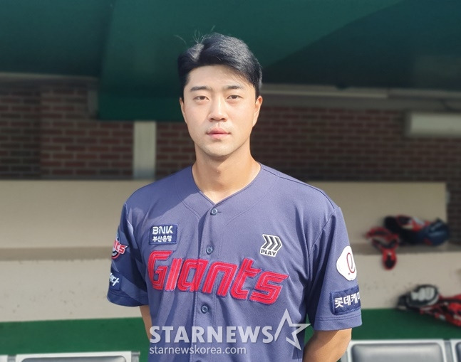 롯데 '만년 기대주' 아직 살아있다! '최고 154㎞' 강속구에 KKKKKKKKKK 추풍낙엽