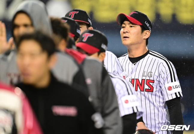 '오직' LG만 해냈던 KBO 대기록 '8G서 중단', 야속한 봄비에도 오지환은 활짝 웃었다 [잠실 현장]