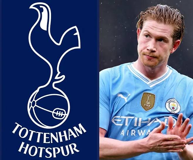 SON 우승합니다! '케빈 더 브라위너(33·토트넘 핫스퍼)' 초읽기…