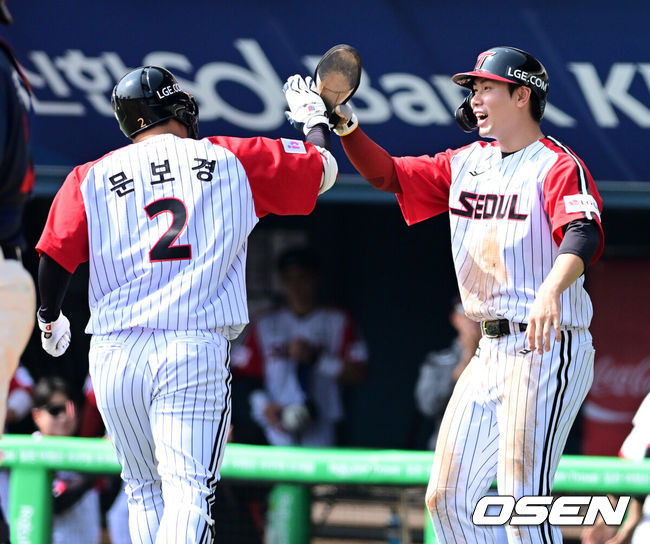 '20일 만에' 주전 9명 다 모였다, LG 완전체 라인업 공개...김강률 1군 엔트리 제외-이영빈 1군 콜업 [오!쎈 잠실]