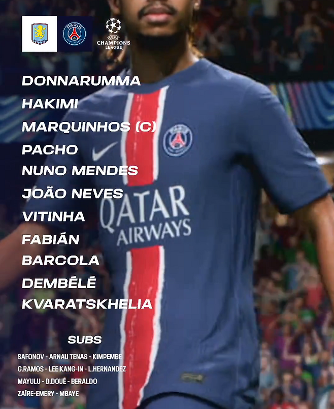 ‘충격’ 이강인 오늘도 결장.. PSG, ‘2-0→2-3’ 충격 탈락할 뻔했다···빌라 원정서 대역전패→합산 5-4 간신히 4강행