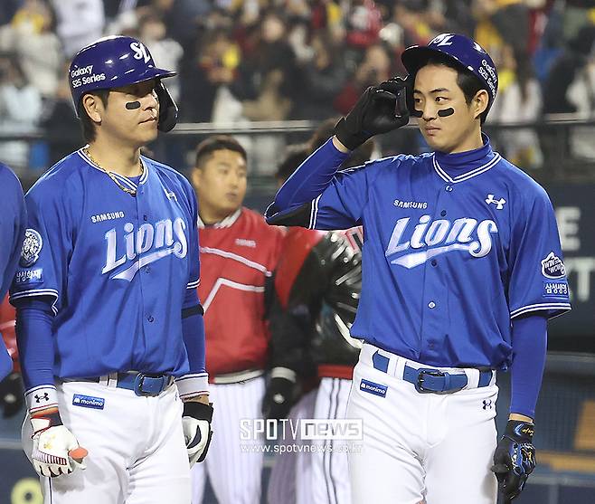 '36년 만에 노히트 악몽' 강민호-구자욱…팬들 앞에서 고개조차 못 들었다