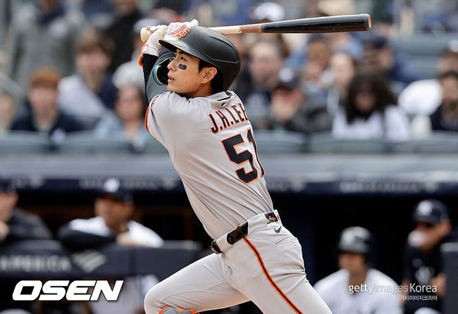 ‘감히 2루를 넘봐?’ 이정후 어깨 무시하다가 큰코다쳤다…4714억 MVP 무리한 태그업, 바람의 손자에 잡히다