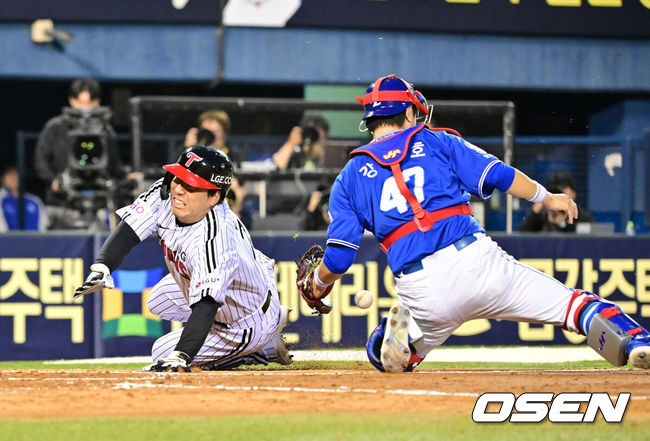 ‘미쳤다, 메가트윈스포 대폭발’ LG 16승3패, 박동원 2홈런 5타점+임찬규 QS 다승 1위…‘패패패패’ 삼성 4연패 [잠실 리뷰]