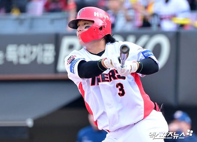 단 1안타밖에 치지 못하다니…'2G 도합 1득점→8위 추락' KIA 핵타선 어디 갔나? [광주 현장]