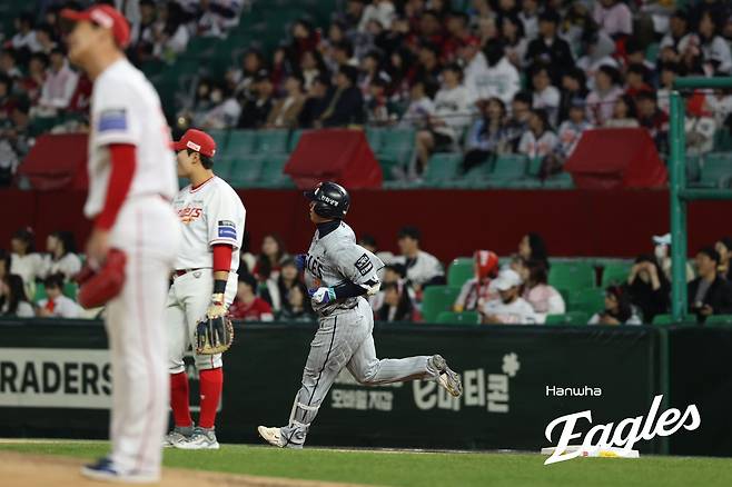 패패패패승패패→승승승패승승승, 한화에 무슨 일이…'노채 듀오' 3홈런+7타점, SSG전 10-4 쾌승! 3연속 위닝 확보 [문학:스코어]