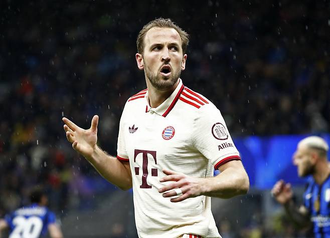 케인, 케인, 케인! 결정적 빅찬스미스...처절한 김민재와 함께 탈락→뮌헨, 인터밀란과 2-2 무 '합계 스코어 3-4'