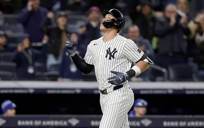 11경기 만에 터진 시즌 7호포, 타율은 0.409↑···‘타율·출루율·장타율·OPS’ MLB 전체 1위, ‘어메이징 저지’