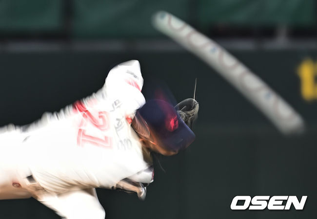 이러다 탈삼진왕 할 기세! 151km+KKKKKKKKKKKK...안경에이스 6⅔이닝 무실점 완벽투! [오!쎈 부산]