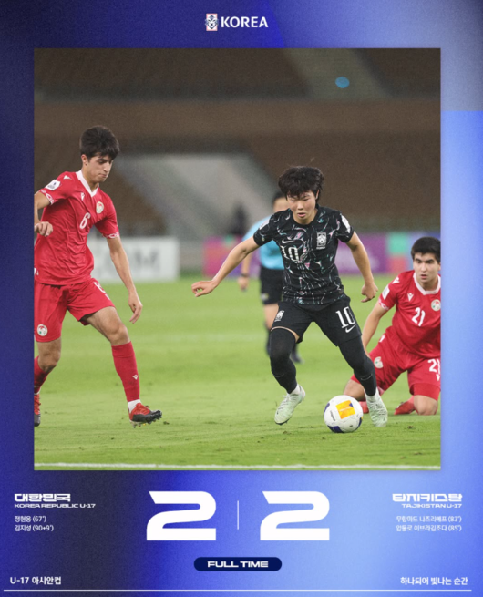 다 이겼던 백기태호, 사우디 후반 추가시간 동점골 + 승부차기 연이은 실축으로 결승행 좌절... 23년 만의 정상 도전 불발