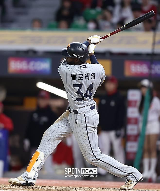 한화에 야생마가 등장했네? '5푼이' 오명 날린 플로리얼, 올라갈 일만 남았다?