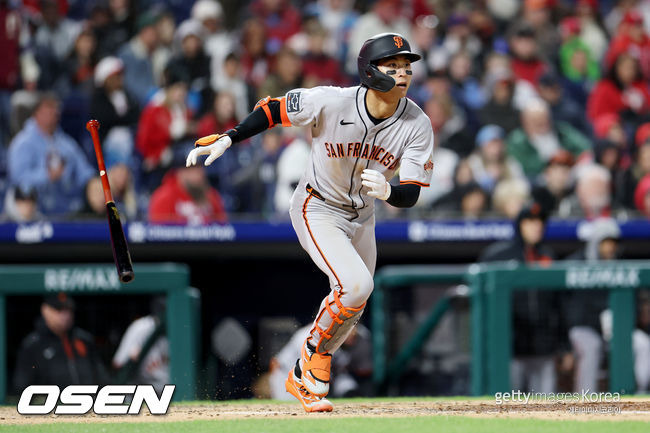 선발 제외→9회 2사 대타 출격→전력 질주 내야 안타...SF, 이정후까지 내세웠지만 4-6 석패, 동부원정 4승 3패 마무리 [SF 리뷰]