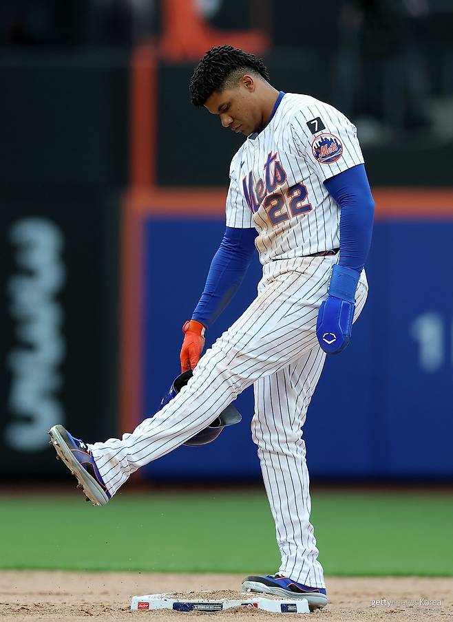 ‘타율 0.221 치라고 1억 881억 원 줬나’ 소토의 몰락?