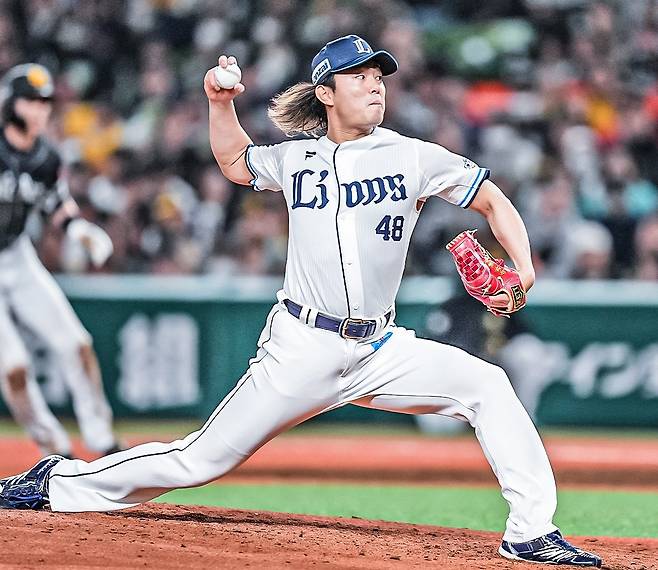 최고 158㎞+KKKKKKKKK, 8이닝 ‘노히트 1실점’ 이마이, 시즌 2승···세이부, 61년 만에 진기록 작성