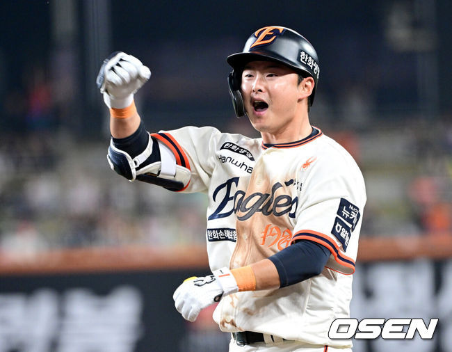 '5연승' 한화 또 이겼다, 9일 만에 10위→3위 도약…9G 8승 급반등, 김경문 감독