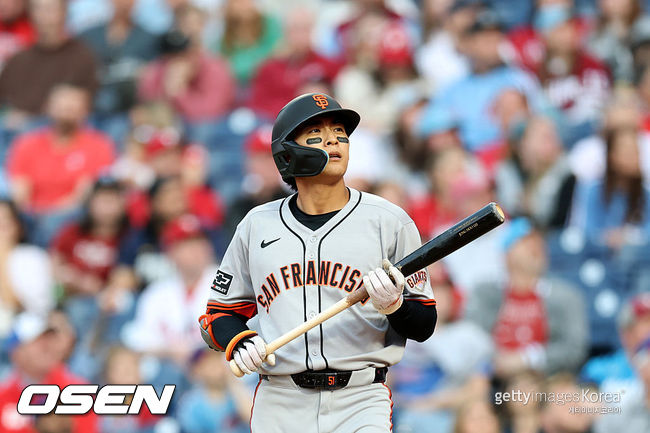 ‘좌투수 타율 .450’ 이정후, 3번 CF 출장…LAA 좌완 선발 공략 선봉장