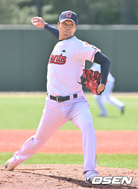 미쳤다! 롯데 윤성빈이 4⅔이닝 노히트노런이라니! [오!쎈 퓨처스]