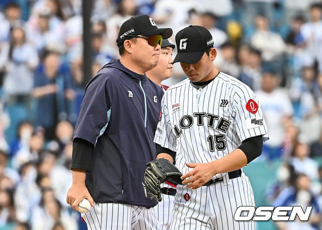 ‘1⅓이닝 6실점→1⅓이닝 7실점’ 또또 무너진 김진욱, 롯데의 연승 스토퍼 되다니 [오!쎈 대구]