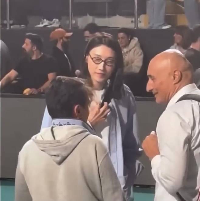 김연경, 친정팀 페네르바체 파이널 직관…아본단자 감독과 재회