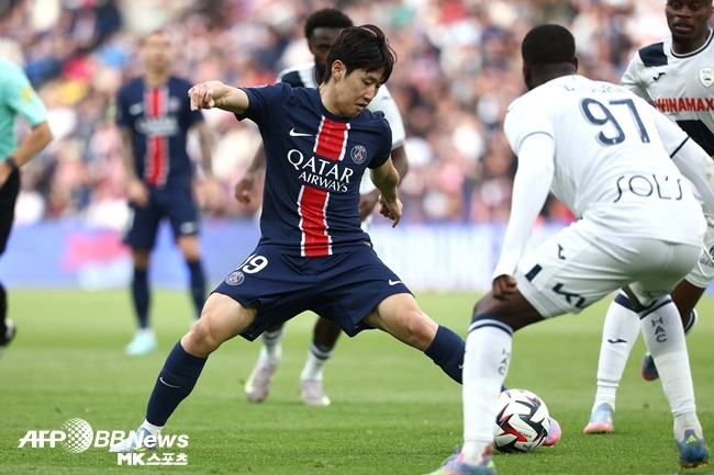 ‘6경기 만에 선발’ 이강인, 키패스 3회 + 드리블 100% 활약…파리, ‘무패 우승 5경기’ 남았다 → 르 아브르전 2-1 승