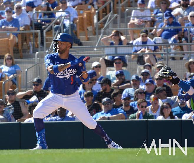 김혜성 무시한 다저스, 베테랑 외야수 로사리오 콜업…오타니 빈 자리 메운다