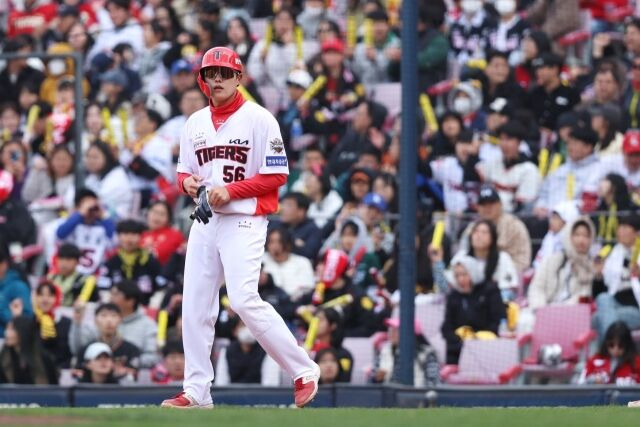 “1군에 오래 못 있었는데 지금은…” KIA가 아무리 힘겨워도 활력소 있다, 꽃범호는 29세 멀티맨 잊지 않았다