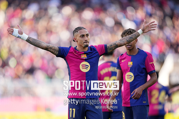 '메시 이후 최초' 발롱도르 보이는 '30골 21도움' 브라질 특급, 제대로 일 냈다...바르셀로나, 셀타 비고에 4-3 대역전승