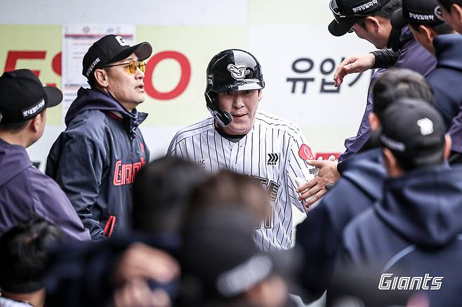 롯데, 승승승패승승승승패승! '한화 나와!'…나승엽 선제 솔로포+8회 결승타 폭발→삼성에 4-3 신승 [대구:스코어]